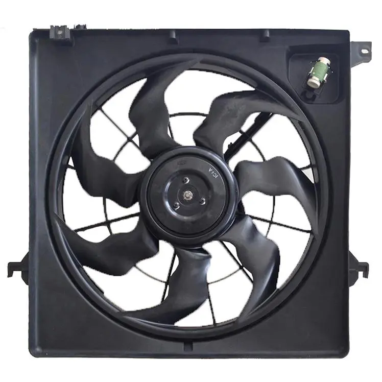 A/C CONDENSER FAN MOTOR & SHROUD