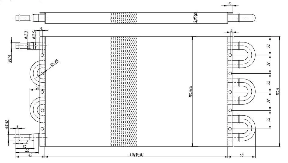 UNIVERSAL OIL COOLER