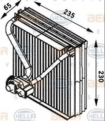 A/C EVAPORATOR