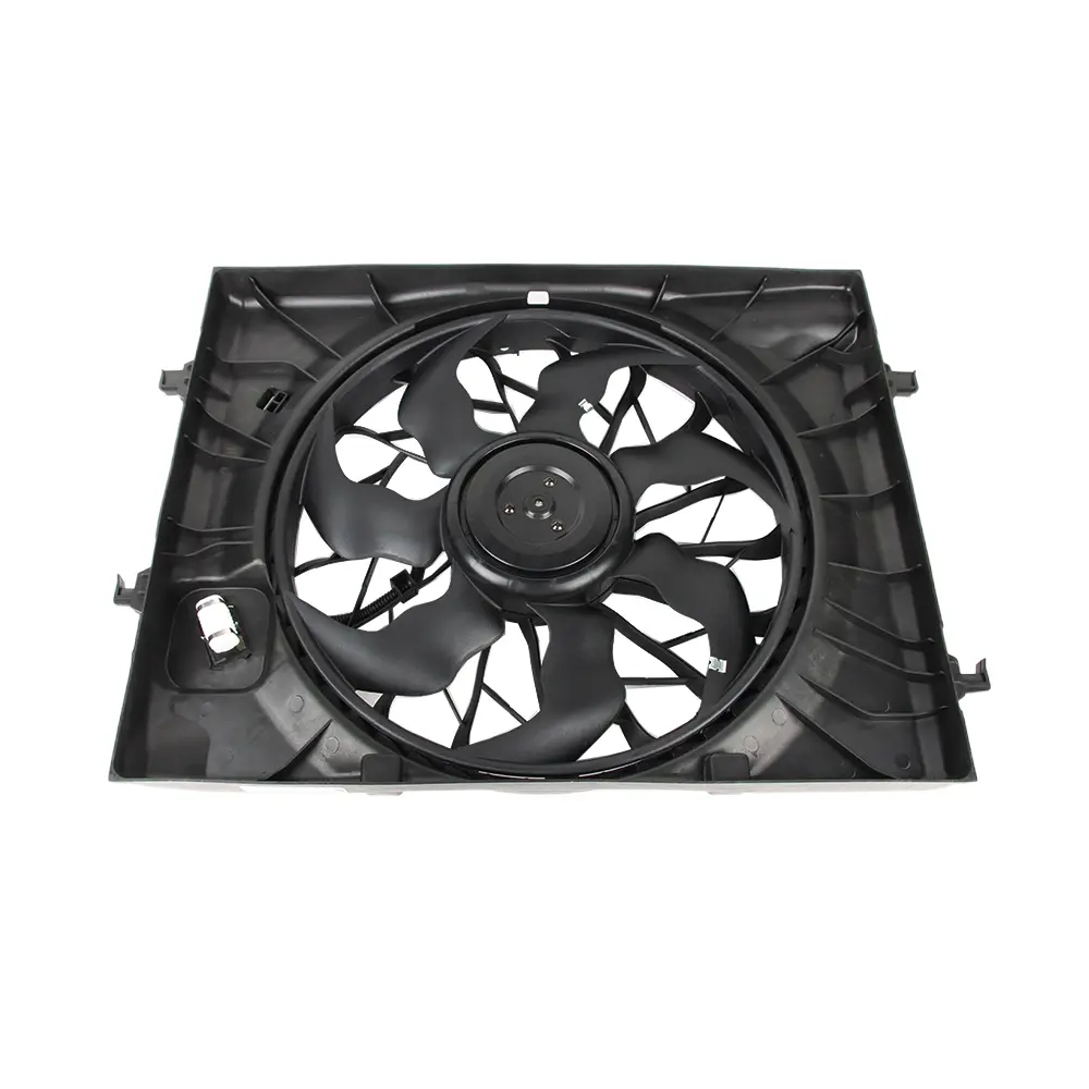 A/C CONDENSER FAN MOTOR & SHROUD