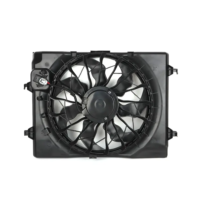 A/C CONDENSER FAN MOTOR & SHROUD