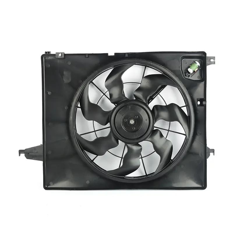 A/C CONDENSER FAN MOTOR & SHROUD