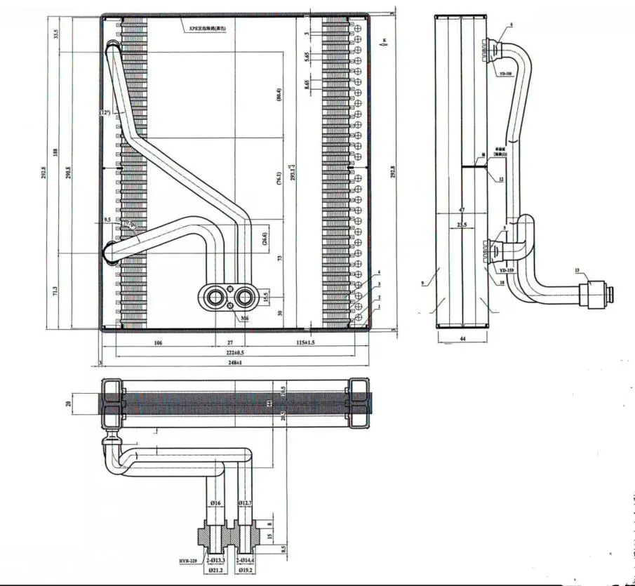 A/C EVAPORATOR