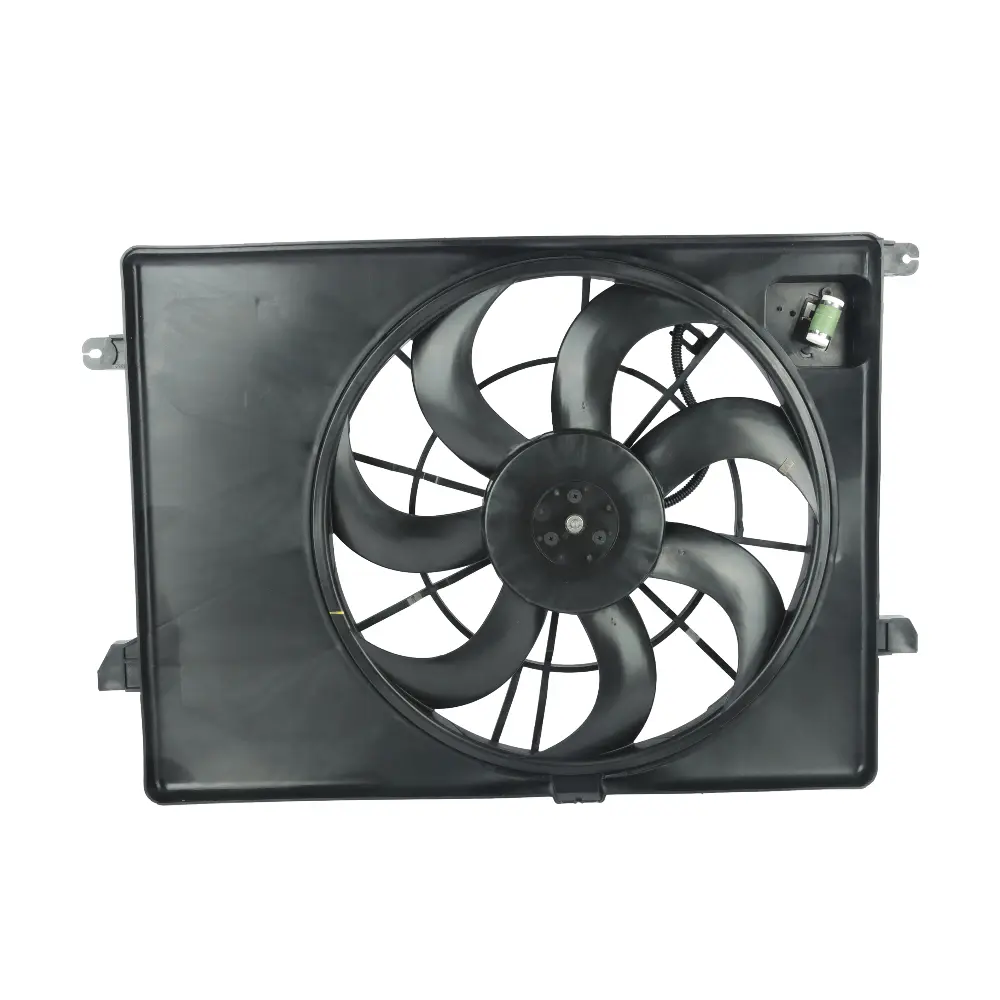 A/C CONDENSER FAN MOTOR & SHROUD