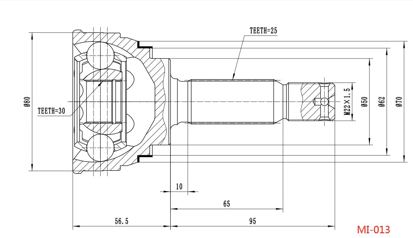 AXLE SHAFT JOINT KIT (CV JOINT)