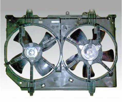 A/C CONDENSER FAN MOTOR & SHROUD