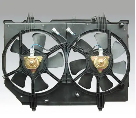 A/C CONDENSER FAN MOTOR & SHROUD