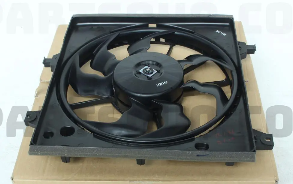 A/C CONDENSER FAN MOTOR & SHROUD