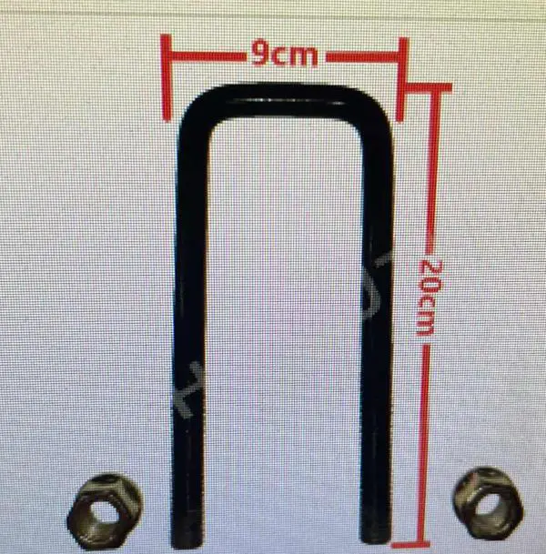SUSPENSION SPRING U-BOLT