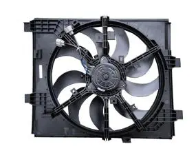 A/C CONDENSER FAN MOTOR & SHROUD