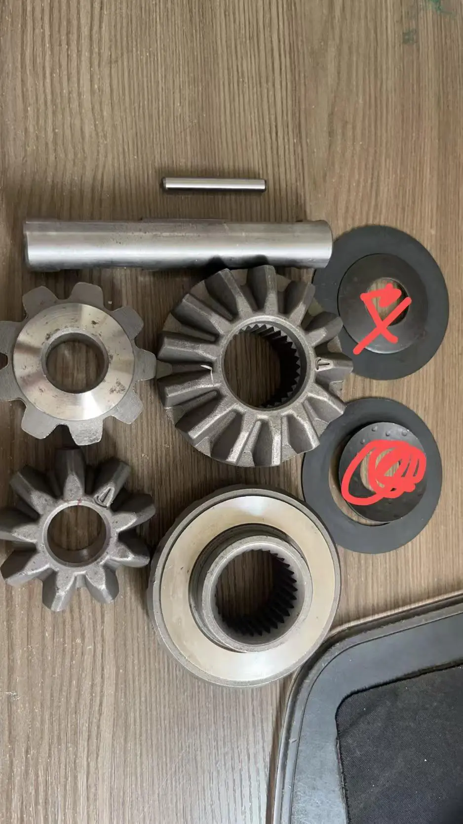 GEAR KIT,DIFFERENTIAL