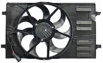 A/C CONDENSER FAN MOTOR & SHROUD