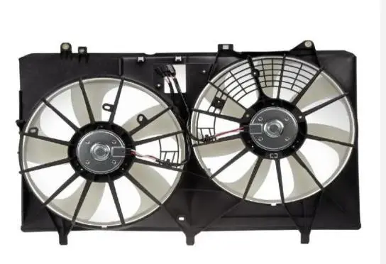A/C CONDENSER FAN MOTOR & SHROUD
